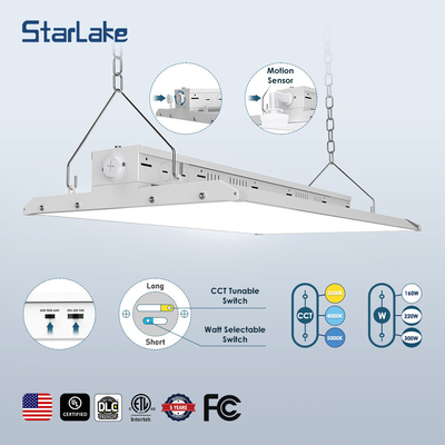 Düzenlenebilir LED Doğrusal Yüksek Lamba Işığı 80W 100W 120W Alüminyum Malzemesi