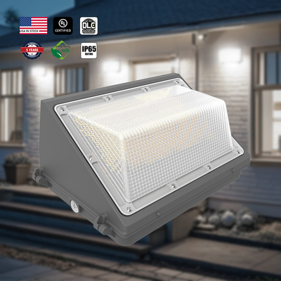 Ticari Dışarı Slim LED Duvar Paketi Işığı Fotocell ile 40W 45W 60W 80W 100W 120W IP65