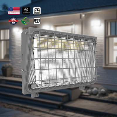Mikrodalga Hareket Algılayıcı Fotocell IP65 ile Dimmable 3CCT Düzenlenebilir LED Duvar Paketi Işığı