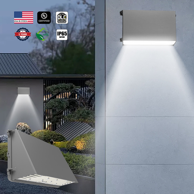 Tam kesilmiş sokak dış duvar lambaları Su geçirmez IP65 80W/100W Seçilebilir 277V 347V 480V LED duvar lambaları