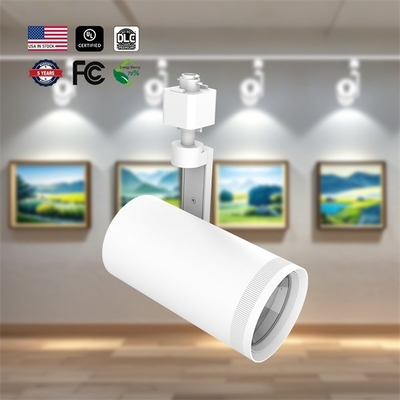 110 Lm/w IP20 LED Track Lamp 10/15/20/25/30W Sanat Galerileri için Düzenlenebilir Track Light
