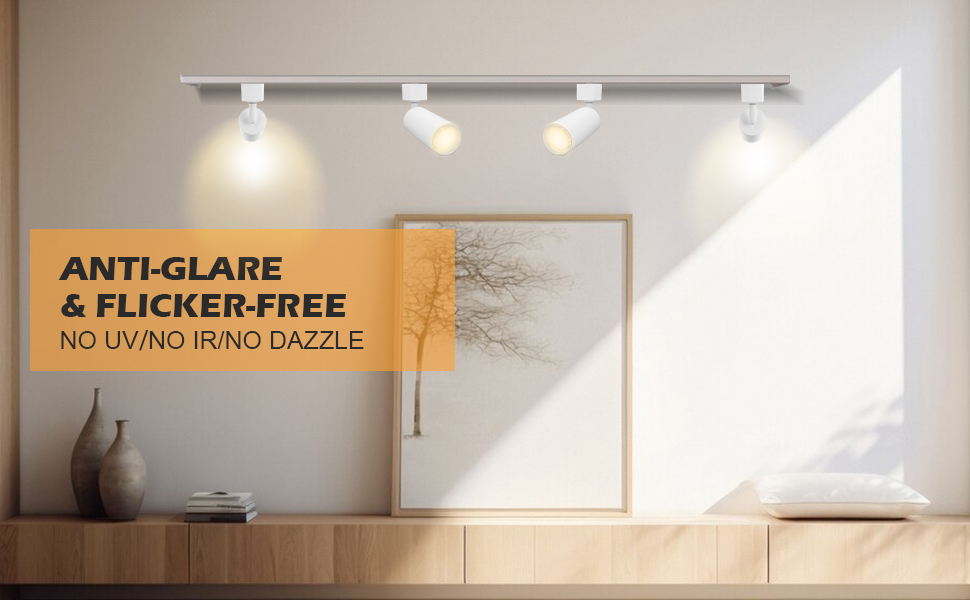 2700K-4000K LED Spot Light Fixtures, 110Lm/w IP20 LED Track Lamp 3